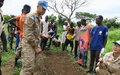 UNMISS peacekeepers help farmers in Agok increase food security by teaching agricultural skills