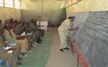 Malakal prison staff and inmates learn English 
