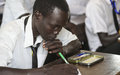 Displaced students sit exams with support from UNMISS