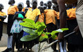 Planting roots for education: UNMISS peacekeepers donate tree seedlings to local school in Juba 