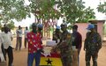Ghanaian peacekeepers donate medicines for children to Akuem health facility in Aweil East County