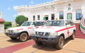 COVID-19 isolation centre in Wau receives vehicles from UN peacekeepers