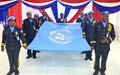 Giving thanks, building hope: First-ever deployment of UN peacekeepers from Liberia receive prestigious UN medal