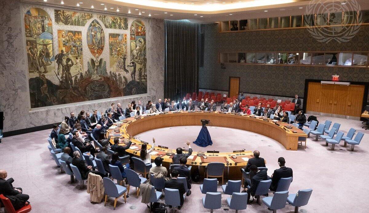 Photo of Security Council in session