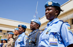 UNMISS Peacekeepers in formation
