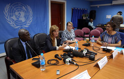 Security Council Visit to South Sudan Press Briefing - September 4 2016  Ambassador Samantha Power and Ambassador Fodé Seck