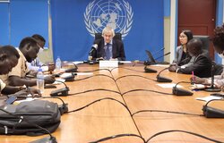 unmiss south sudan nicholas haysom press conference juba 28 september 2022 security council briefing humanitarian situation unified forces progress setbacks challenges intercommunal subnational violence sexual gender based violence