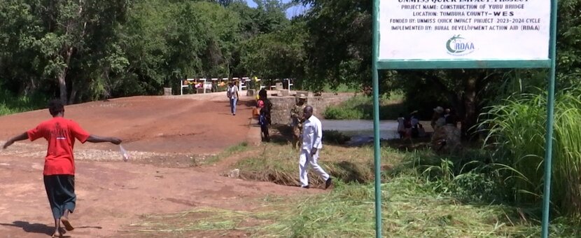 unmiss south sudan western equatoria tambura yubu bridge protection of civilians trade returnees internally displaced people