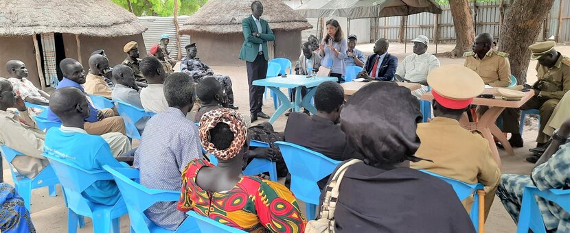 Peace South Sudan UNMISS UN peacekeeping peacekeepers development flood preventive measures mitigation preparedness