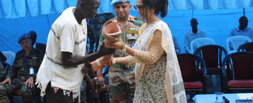 unmiss south sudan jonglei bor indian peacekeepers artificial limbs war veterans life-changing